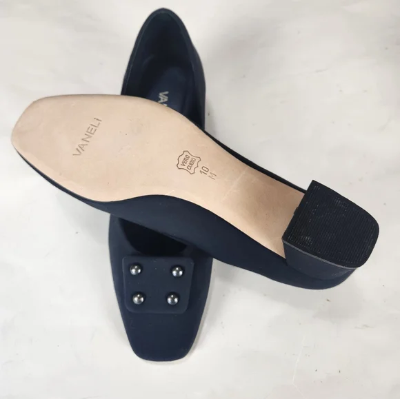 Vaneli Women's Black Block Heel Shoes size 10 - Picture 6 of 11